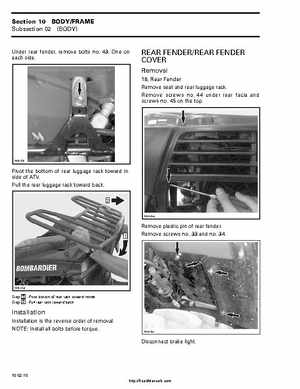 1999-2000 Bombardier Traxter ATV Factory Service Manual, Page 208