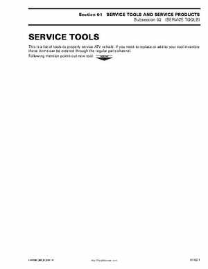 2001 Bombardier DS 650 Shop Manual 704 100 011, Page 22