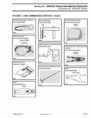 2001 Bombardier DS 650 Shop Manual 704 100 011, Page 24
