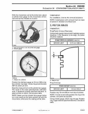 2001 Bombardier DS 650 Shop Manual 704 100 011, Page 70