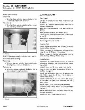 2001 Bombardier DS 650 Shop Manual 704 100 011, Page 150