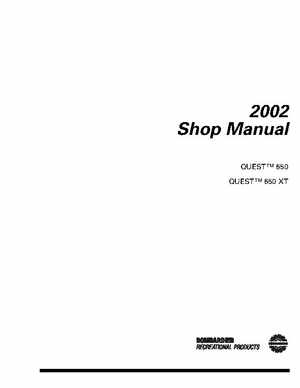 2002 Bombardier Quest 650XT Service Manual, Page 2