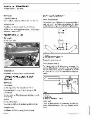 2002 Bombardier Quest 650XT Service Manual, Page 291