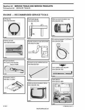 2002 Bombardier Traxter Factory Service Manual, Page 12