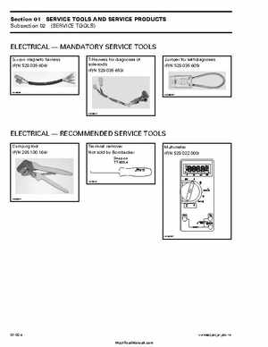 2002 Bombardier Traxter Factory Service Manual, Page 14