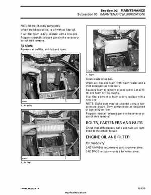2002 Bombardier Traxter Factory Service Manual, Page 26