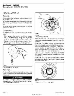 2002 Bombardier Traxter Factory Service Manual, Page 70
