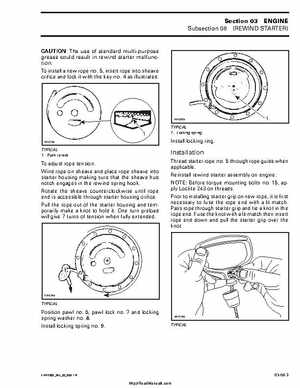 2002 Bombardier Traxter Factory Service Manual, Page 71