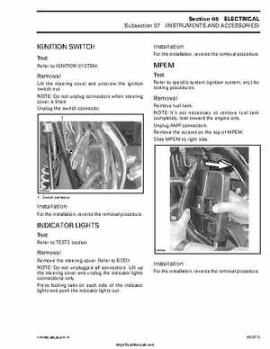 2002 Bombardier Traxter Factory Service Manual, Page 176