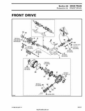 2002 Bombardier Traxter Factory Service Manual, Page 182