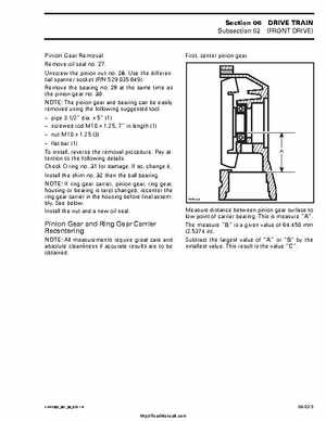 2002 Bombardier Traxter Factory Service Manual, Page 186