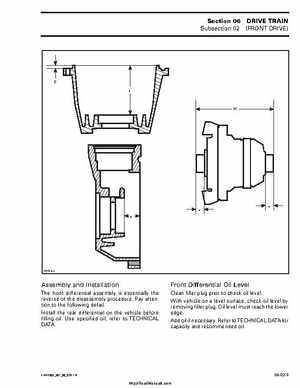 2002 Bombardier Traxter Factory Service Manual, Page 190