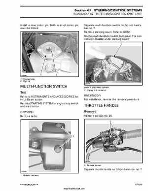 2002 Bombardier Traxter Factory Service Manual, Page 213