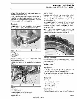 2002 Bombardier Traxter Factory Service Manual, Page 220