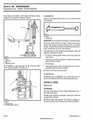 2002 Bombardier Traxter Factory Service Manual, Page 225