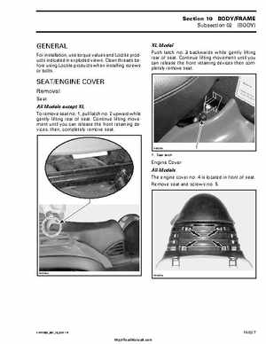 2002 Bombardier Traxter Factory Service Manual, Page 251