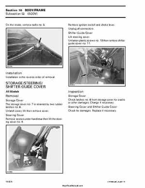 2002 Bombardier Traxter Factory Service Manual, Page 252