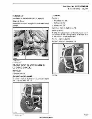 2002 Bombardier Traxter Factory Service Manual, Page 253