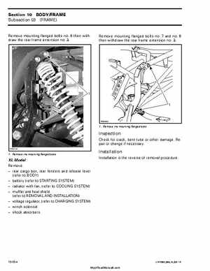 2002 Bombardier Traxter Factory Service Manual, Page 267