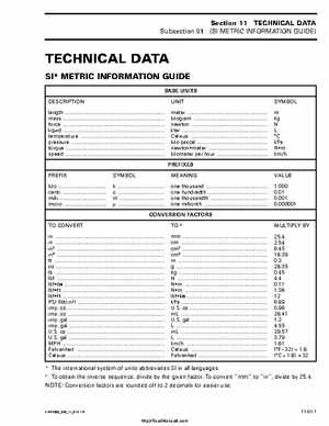 2002 Bombardier Traxter Factory Service Manual, Page 279