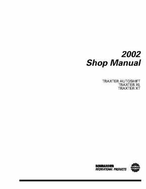 2002 Traxter Autoshift XL/XT Shop Manual, Page 2