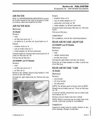 2002 Traxter Autoshift XL/XT Shop Manual, Page 131