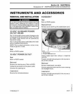 2002 Traxter Autoshift XL/XT Shop Manual, Page 183