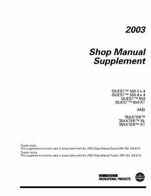 2002 Traxter Autoshift XL/XT Shop Manual, Page 294