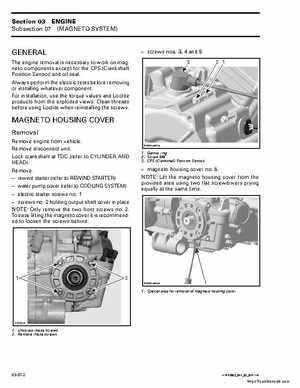 2003 Bombardier Outlander 400 Factory Service Manual, Page 103
