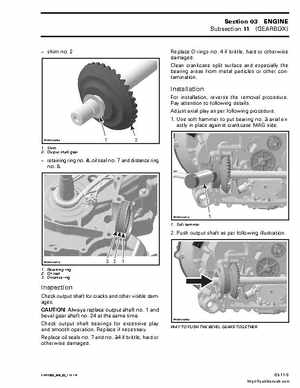 2003 Bombardier Outlander 400 Factory Service Manual, Page 159