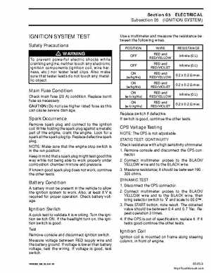 2003 Bombardier Outlander 400 Factory Service Manual, Page 228