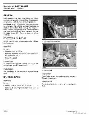 2003 Bombardier Outlander 400 Factory Service Manual, Page 323