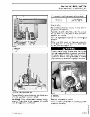 2003 Bombardier Rally 200 Service Manual, Page 189