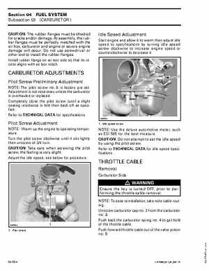 2003 Bombardier Rally 200 Service Manual, Page 190