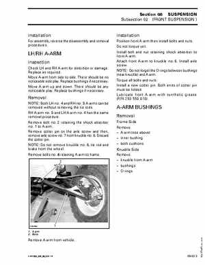 2003 Bombardier Rally 200 Service Manual, Page 245