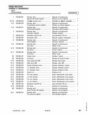 2003 Outlander ATV Parts Catalog, Page 84