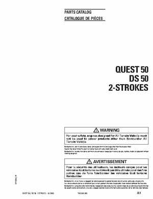 2003 Quest 50 / DS 50 2-strokes Parts Catalog, Page 2
