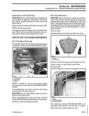 2004 Bombardier DS650/DS650 Baja/DS650 Baja X Shop Manual, Page 45