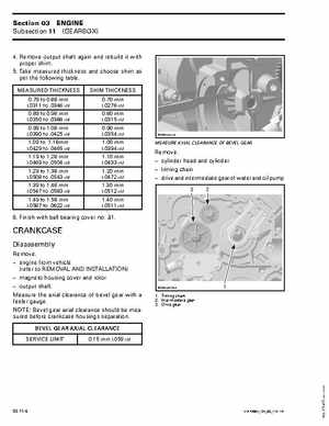 2004 Bombardier Outlander 330/400 Factory Service Manual, Page 167
