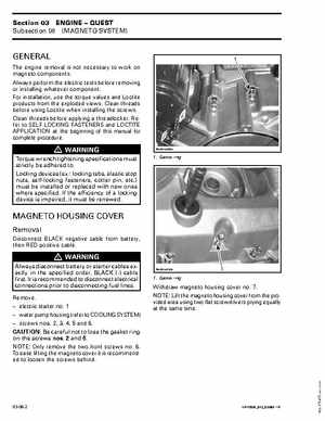 2004 Bombardier Quest/Traxter Series Shop Manual, Page 106