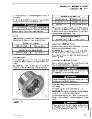 2004 Bombardier Quest/Traxter Series Shop Manual, Page 198