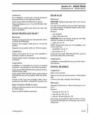 2004 Bombardier Quest/Traxter Series Shop Manual, Page 395