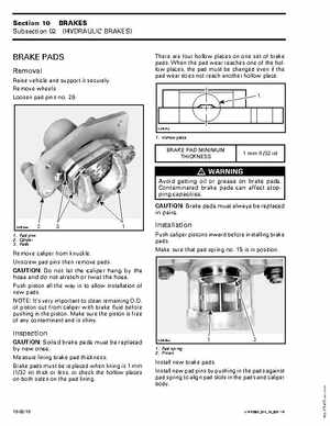 2004 Bombardier Quest/Traxter Series Shop Manual, Page 430