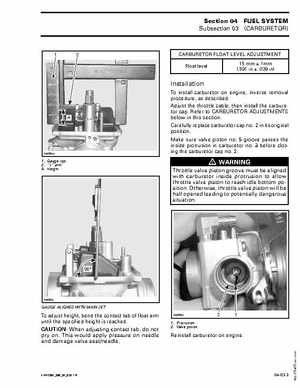 2004 Bombardier Rally 200 Series Shop Manual, Page 186