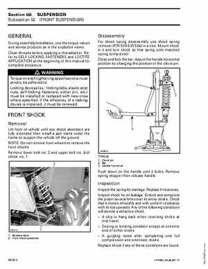 2004 Bombardier Rally 200 Series Shop Manual, Page 246