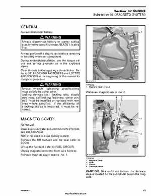 2005-2007 Bombardier Rally 200 Factory Service Manual, Page 78