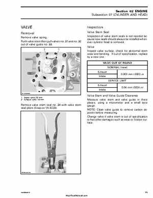 2005-2007 Bombardier Rally 200 Factory Service Manual, Page 109