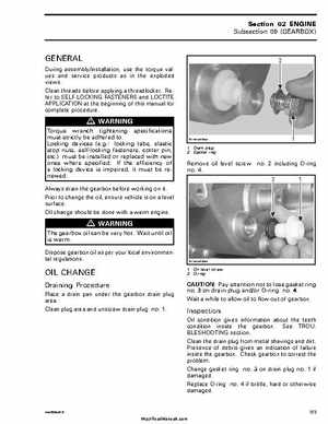 2005-2007 Bombardier Rally 200 Factory Service Manual, Page 135