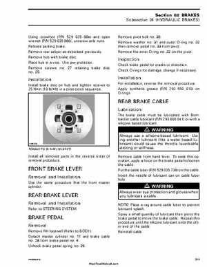 2005-2007 Bombardier Rally 200 Factory Service Manual, Page 264