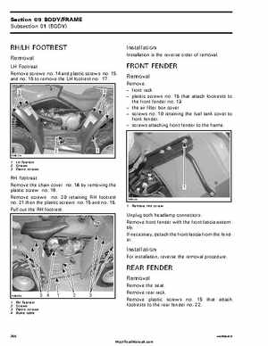 2005-2007 Bombardier Rally 200 Factory Service Manual, Page 271